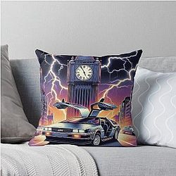 Back to the Future Throw Pillow