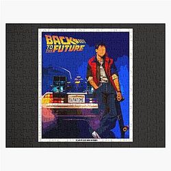 Back to the Future Retro Poster Jigsaw Puzzle