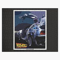 Back to Future Movie Retro Poster Jigsaw Puzzle