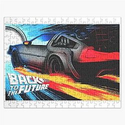 Vintage Back To The Future Poster Jigsaw Puzzle