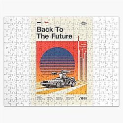 Alternative Movies Back to the Future Vintage Poster Jigsaw Puzzle