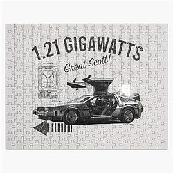 Back to the Future 1.21 Gigawatt DeLorean Car LLC & Amblin Lts Jigsaw Puzzle