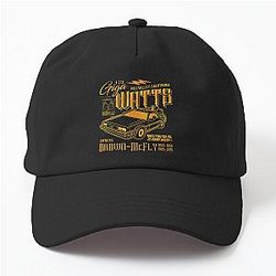 Giga Watts Garage Back to the Future DeLorean Car Dad Hat
