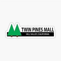Back to the Future Twin Pines Mall Sticker