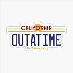 Back to the Future License Plate
