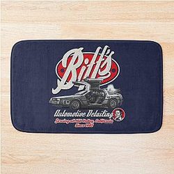 Biff's Automotive Detail Back to the Future Worn Out Bath Mat