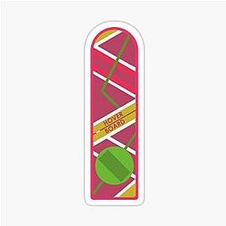 Hoverboard - Back to the Future Sticker