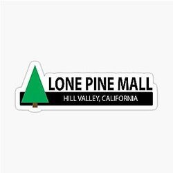 Lone Pine Mall - Back to Future Sticker