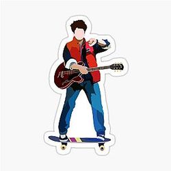 Back to the Future Musical Print Sticker