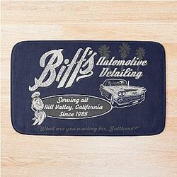 Biff's Auto Detailing Back to the Future Bath Mat