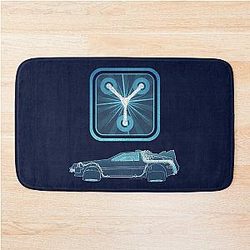 Back to the Future Bath Mat