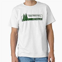Twin Pines Mall Back to the Future Classic T Shirt