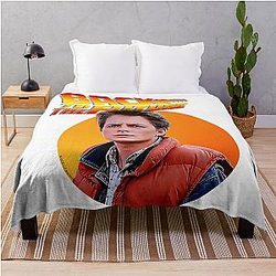 Marty McFly Back to the Future Throws Blanket