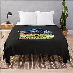Back to the Future Movie Throw Blanket