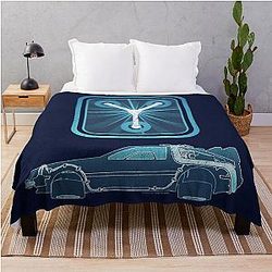 Back to the Future Throw Blanket