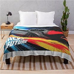Vintage Movies Back to the Future Throw Blanket