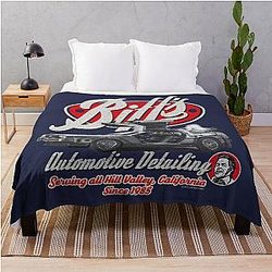 Biff's Automotive Detail Back to the Future Throw Blanket