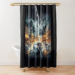 Back to Future Shower Curtain
