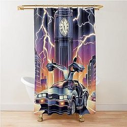 Back to the Future Shower Curtain