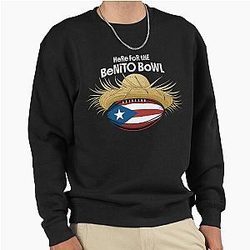 Benito Bowl Bad Bunny Football Puerto Rico Benito LX Super Bowl Pullover Sweatshirt