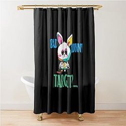 Bad Bunny Shower Curtain