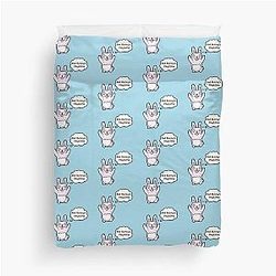 Cute Bad Bunny Play Time Bad Bunny Graphic Tee Duvet Cover