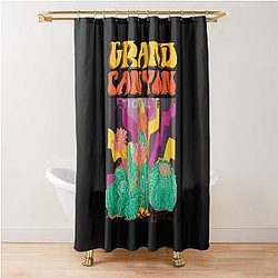 Grand Canyon Bad Bunny National Park Foundation T-Shirt Shower Curtain