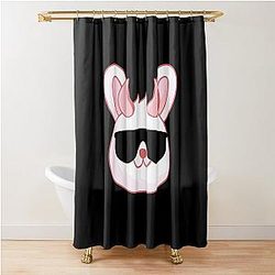Bad Bunny Shower Curtain
