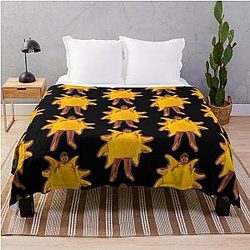 Bad Bunny Neverita video Throw Blanket