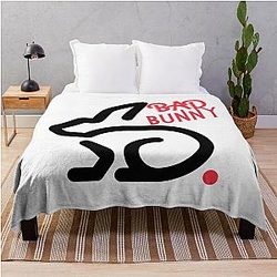 Bad Bunny Official 2021 Design Throw Blanket
