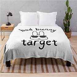 Bad Bunny Throw Blanket