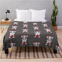 Bad Bunny Valentine Mug Blanket
