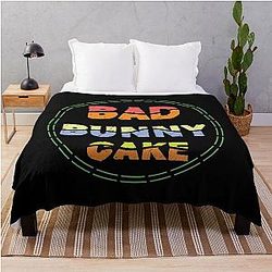 Bad Bunny Throw Blanket