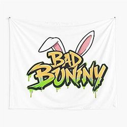 Bad Bunny Shirt PNG Corazon Bad Bunny Merch Hat Jersey Designs Tapestry