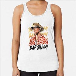 Bad Bunny Panama Hat Un Verano Sin Ti Racerback Tank Top