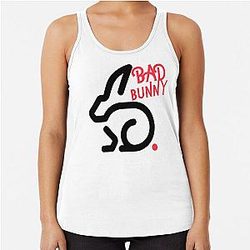 Bad Bunny 2021 Disegn Racerback Tank Top
