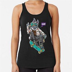 Bad Bunny Shirt, Racerback Tank Top