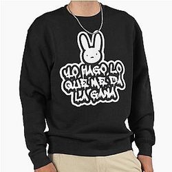 Bad Bunny Merch Pullover Sweatshirt