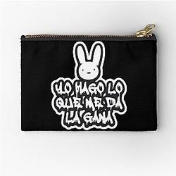 Bad Bunny Merch Zipper Pouch
