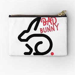 Bad Bunny 2021 New Design Tee Zipper Pouch