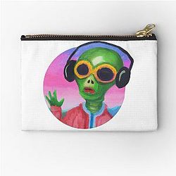 Bad Bunny Aesthetic Alien Painting Pouch