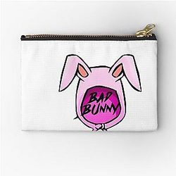 Bad Bunny Shirt PNG Corazon Bad Bunny Merch Hat Jersey Designs Zipper Pouch