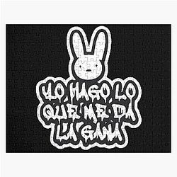 Bad Bunny Merch I Do What I Want Jigsaw Puzzle
