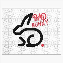 Bad Bunny 2021 Disegn Tee Jigsaw Puzzle