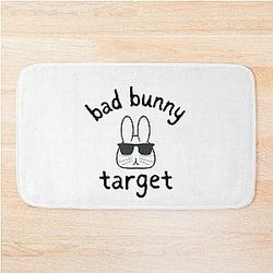 Bad Bunny Funny Bath Mat