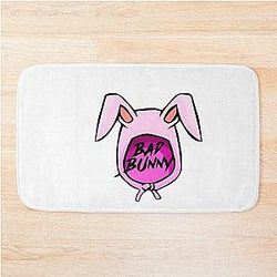 Bad Bunny Shirt & PNG - Corazon Bad Bunny Merch, Hat & Jersey Designs Bath Mat