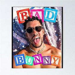 Art Bad Bunny Poster