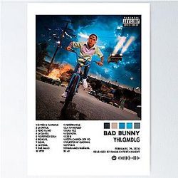 Bad Bunny YHLQMDLG Poster