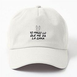 Bad Bunny Yo Hago Sticker Dad Hat