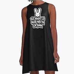 Bad Bunny Merch A-Line Dress